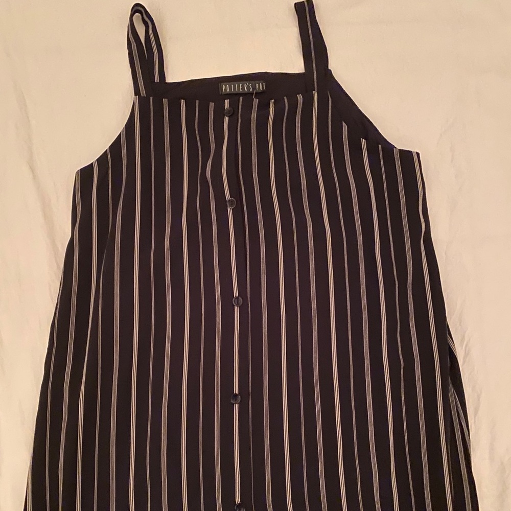 Dark Striped Dress